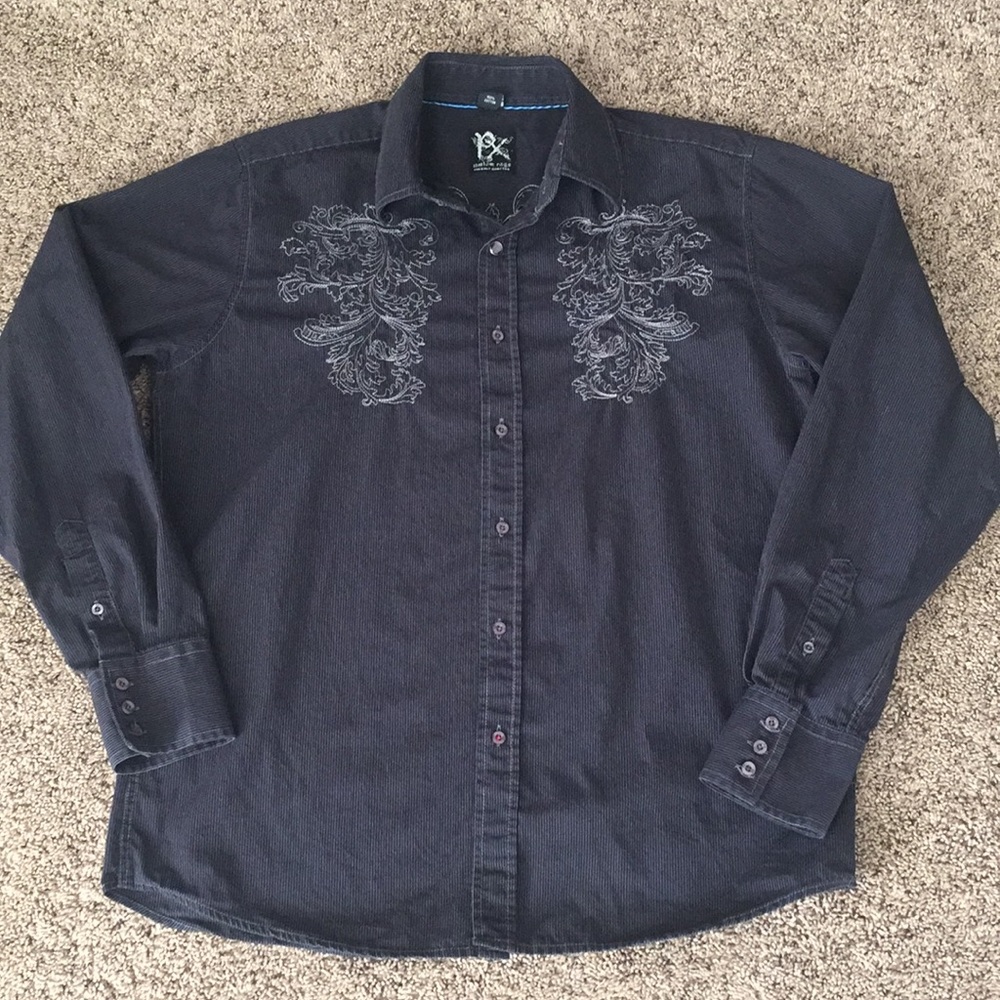 PX Cuslom Rags Men’s Dress Shirt Size M